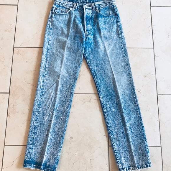 Vintage 1980’s Levi’s 501 Stonewashed Jeans - Picture 4 of 8